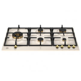 BERTAZZONI P90 5L HER AG Αυτόνομη Εστία Αερίου 89cm Μπεζ